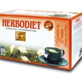 HERBODIET MODELA TU CUERPO TE ROJO 20 FILTROS NOVADIET