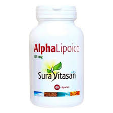 ALPHA LIPOICO 125MG. 60CAP. SURAVITASAN