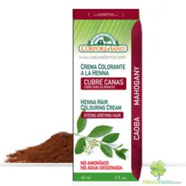 CUBRECANAS CAOBA 60ML. HENNA CORPORE SANO