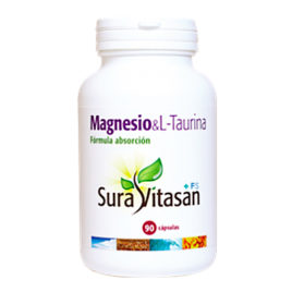 MAGNESIO Y L TAURINA 90CAP. SURAVITASAN